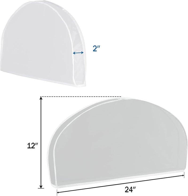 Zilink Shoulder Covers for Clothes Hanger Covers Breathable Garment Covers for Hanging Dress Shoulder Cover with 2" Gusset for Suit, Coats, Jackets, Dress Closet Storage (Set of 30) - Image 2
